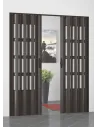 Porta a soffietto su misura con vetri - Porte a soffietto su misura