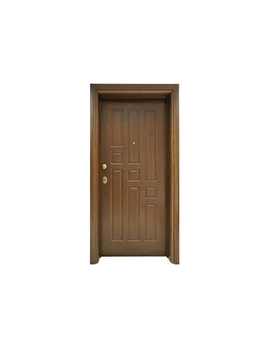 PORTA BLINDATA 1 ANTA IN OKUME' PANTOGRAFATO