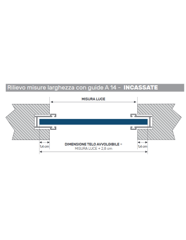 Guida in alluminio A14 15X28Mm | Portefaidate.it (000228)