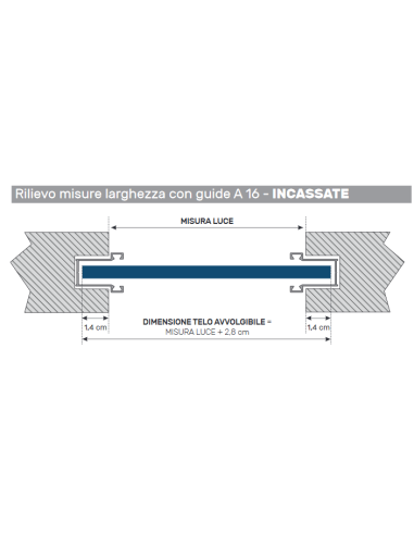 Guida in Alluminio A16- 16X27,5Mm | Portefaidate.it (000229)