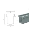 Guida in Alluminio A30- 19,5X30Mm | Portefaidate.it (000231)