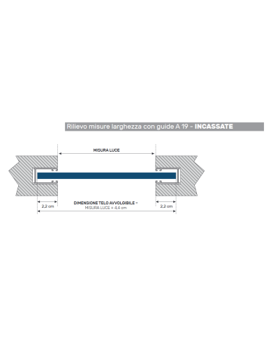 Guida in Alluminio A19-18,6X30Mm | Portefaidate.it (000232)