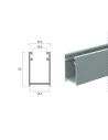 Guida in Alluminio A19-18,6X30Mm | Portefaidate.it (000232)