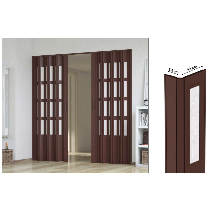 Porta a soffietto personalizzabile con vetri - Personalizza la Tua a Partire da €119,79 Scopri i vantaggi esclusivi di portefaid