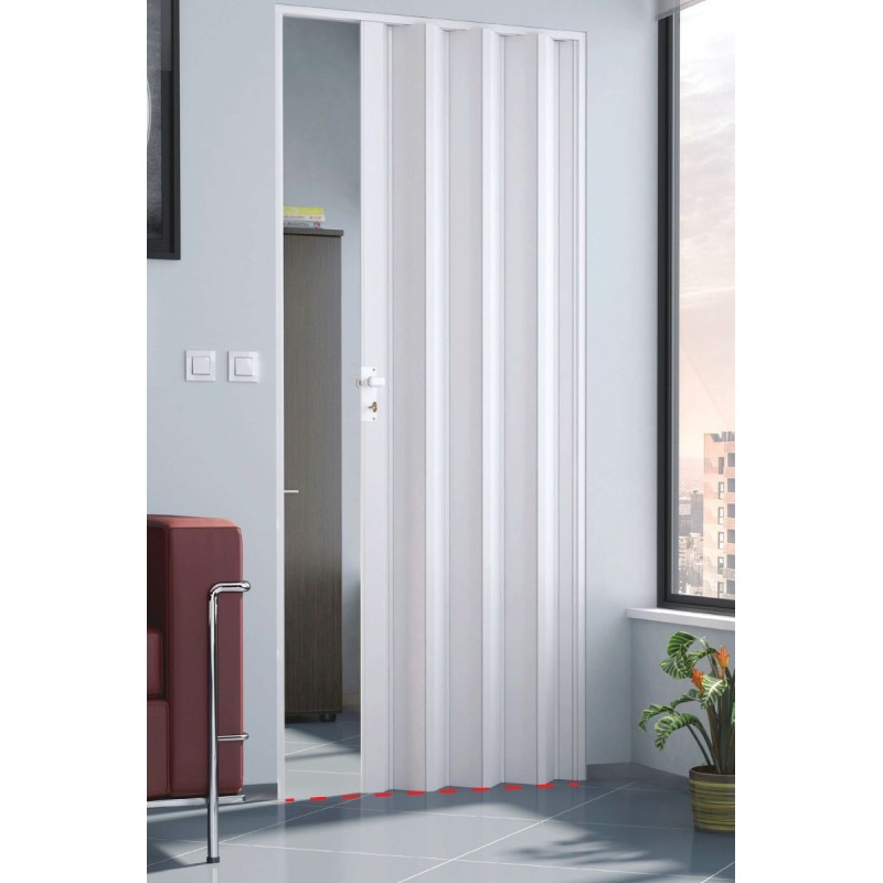 Porta a soffietto con guida inferiore senza descrizione