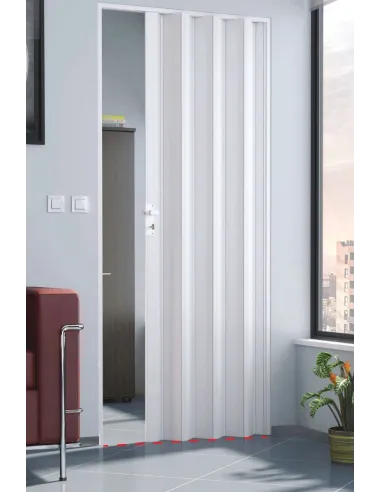 Porta a soffietto con guida inferiore senza descrizione