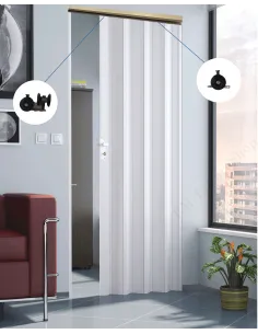 Porta a soffietto con binario in alluminio Mod. Vittorio Scopri i vantaggi esclusivi di portefaidate.it.