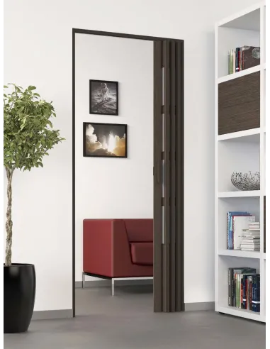 Porta a soffietto su misura con vetri - Porte a soffietto su misura