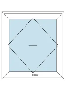 Finestra in Pvc bilico orizzontale | Portefaidate.it