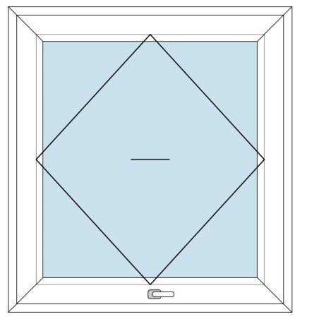 Finestra in Pvc bilico orizzontale | Portefaidate.it