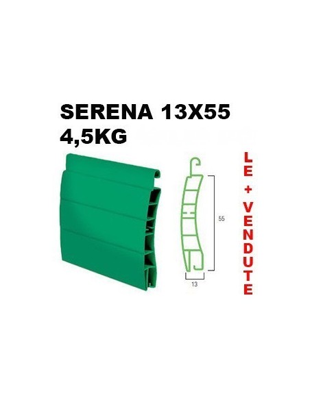 Doga di ricambio per tapparella in Pvc Mod.Serena 13x55 |…