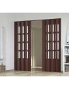 Porta a soffietto su misura con vetri - Porte a soffietto su misura