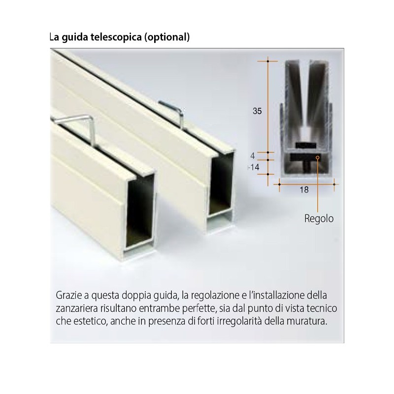 Zanzariera a Molla Bettio Sonia Verticale personalizzabile Scopri i vantaggi esclusivi di portefaidate.it.