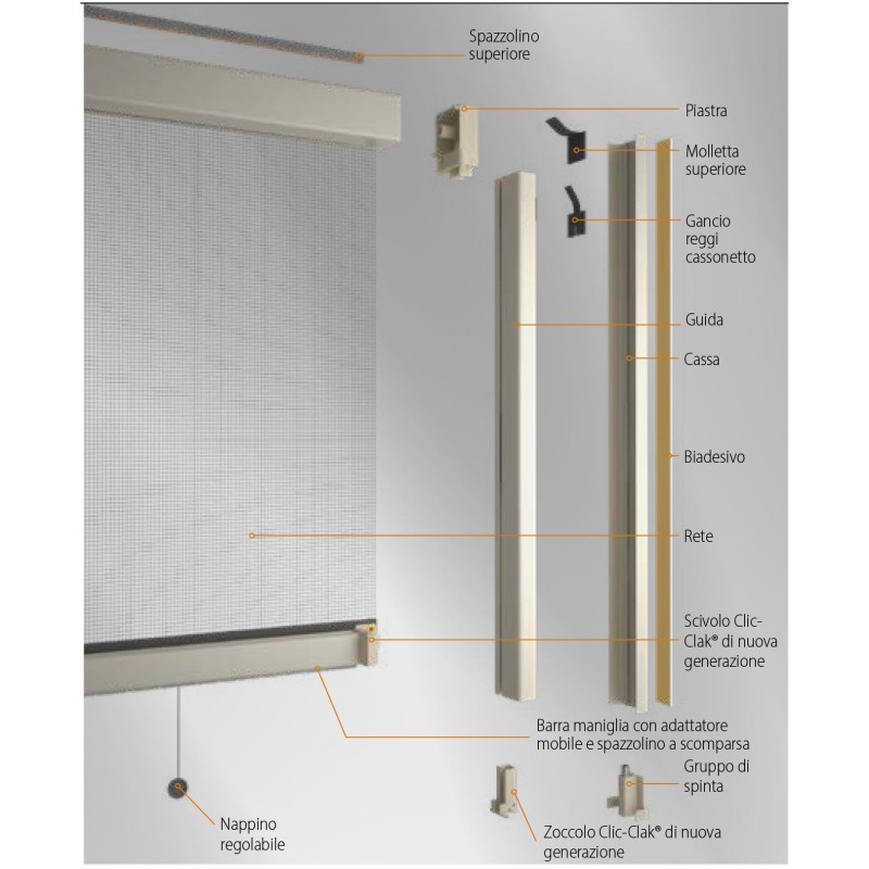 Zanzariera Clic-Clak Bettio Estetika 50mm Anticimice Scopri i vantaggi esclusivi di portefaidate.it.