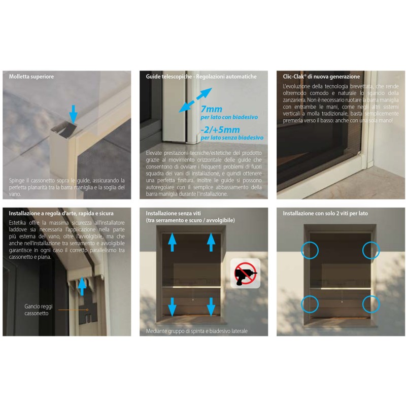 Zanzariera Clic-Clak Bettio Estetika 50mm Anticimice Scopri i vantaggi esclusivi di portefaidate.it.