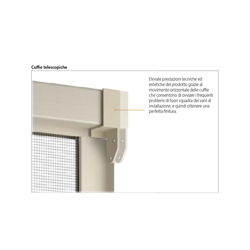 Zanzariera a Molla Bettio Alba Verticale personalizzabile Scopri i vantaggi esclusivi di portefaidate.it.