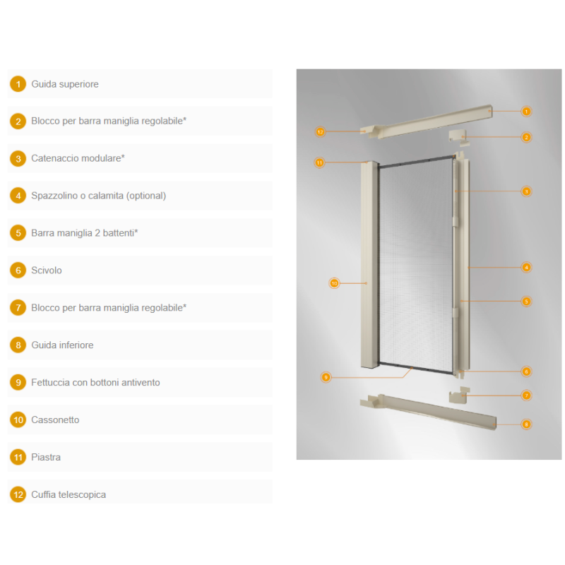 Zanzariera Laterale a Molla Bettio Lisa 1 o 2 Ante Scopri i vantaggi esclusivi di portefaidate.it.