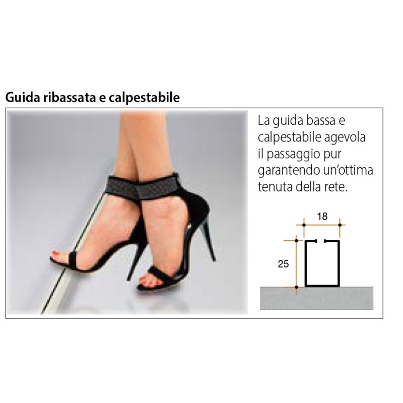 Zanzariera laterale ad incasso 50 mm Omega | Spedizione…