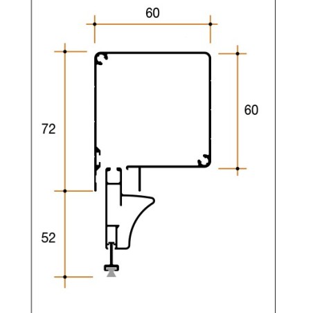 Zanzariera verticale motorizzata Moovica 60-80 mm |…