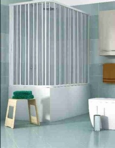 Box Vasca a 2 Lati Apertura Laterale (anta unica)