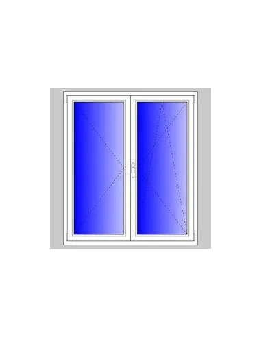 Finestra PVC a 2 ante